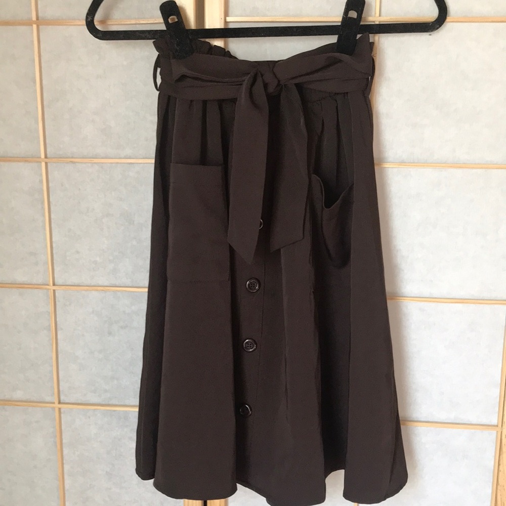 Modcloth A Line Skirt Adored Details XS